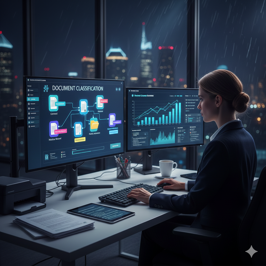 Intelligent legal document classification and automated sorting by LegAIcy AI